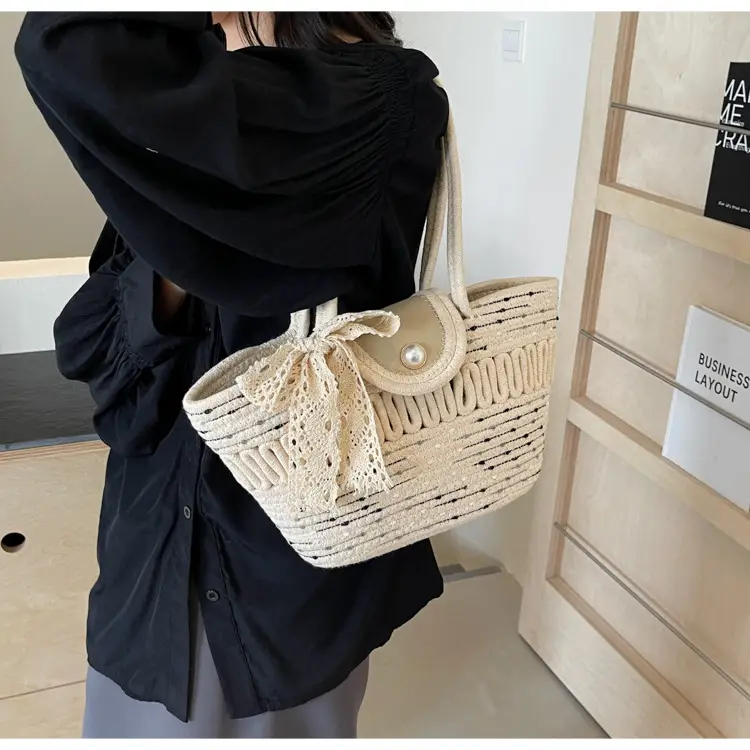 Women Woven Shoulder Bag Summer 2026 Niche Fashion — feature 13