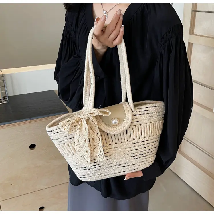 Women Woven Shoulder Bag Summer 2026 Niche Fashion — feature 14