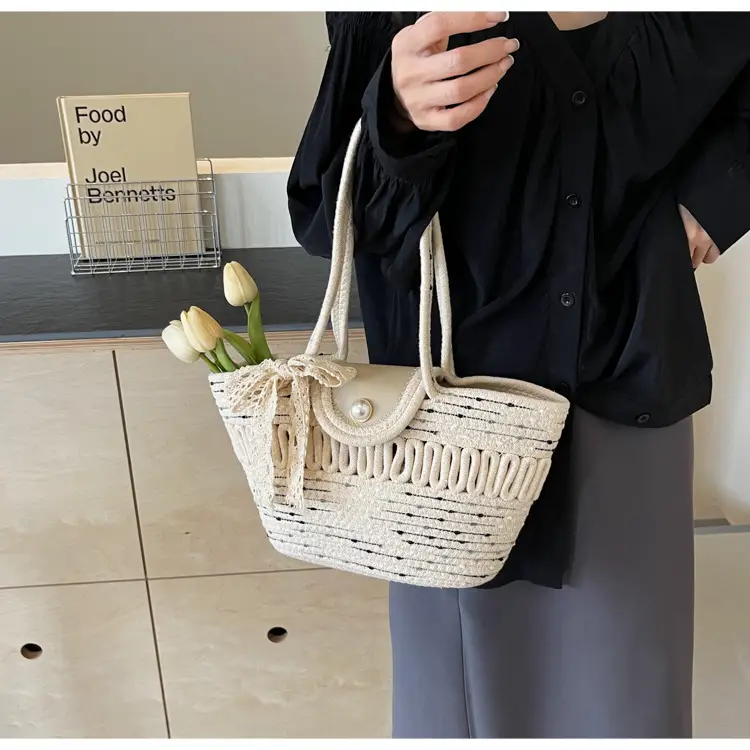 Women Woven Shoulder Bag Summer 2026 Niche Fashion — feature 16