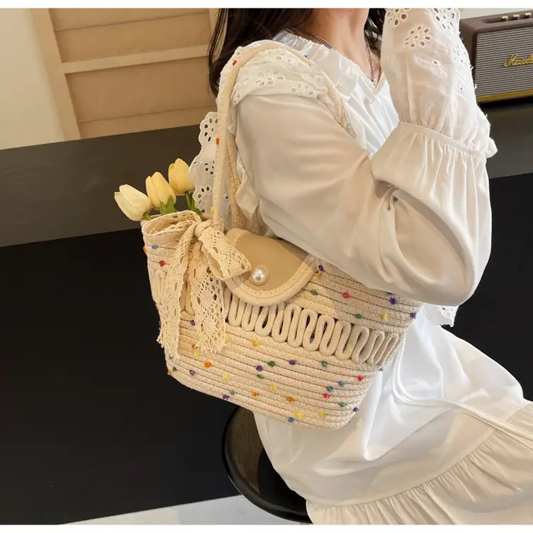 Women Woven Shoulder Bag Summer 2026 Niche Fashion — feature 33