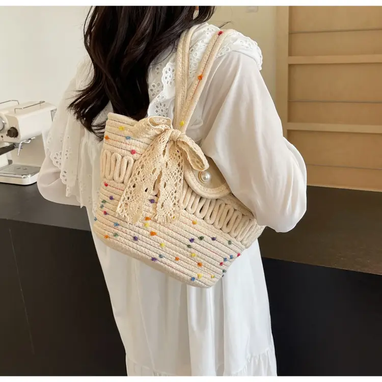 Women Woven Shoulder Bag Summer 2026 Niche Fashion — feature 34