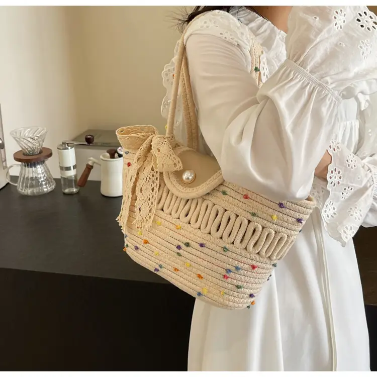 Women Woven Shoulder Bag Summer 2026 Niche Fashion — feature 35