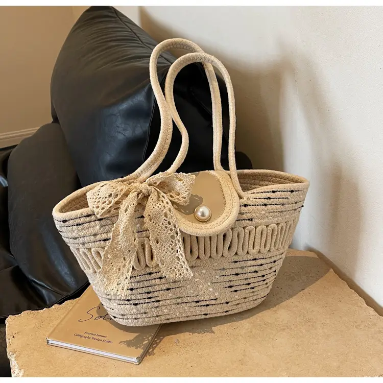 Women Woven Shoulder Bag Summer 2026 Niche Fashion — feature 42