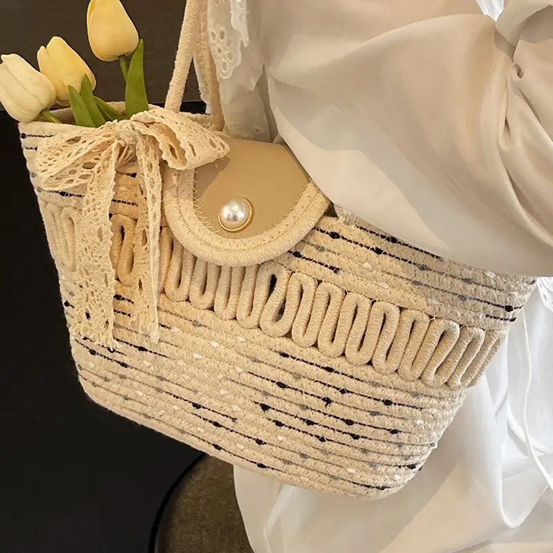 Women Woven Shoulder Bag Summer 2026 Niche Fashion - Image 2