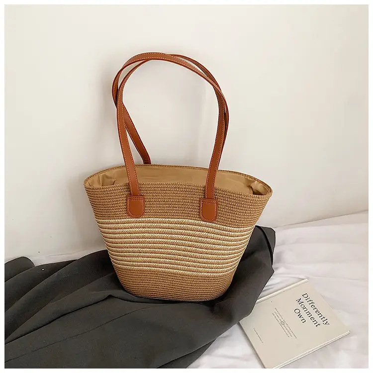 Women's Woven Straw Shoulder Bag Large Capacity Summer 2025 — feature 16