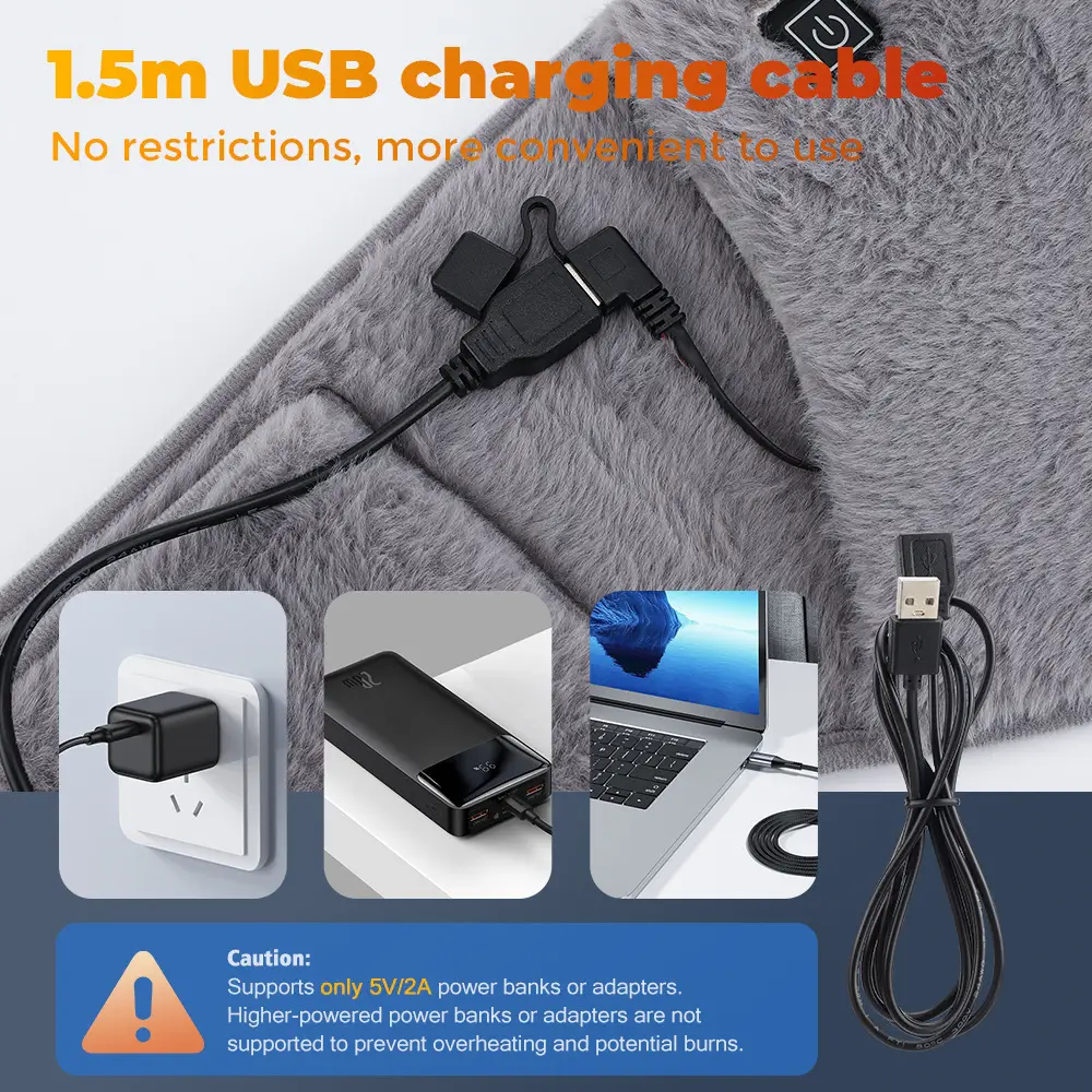 Electric Waist Belt for Abdominal Heating 3-Level Temp — feature 5