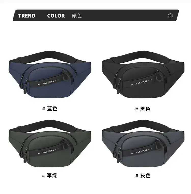 Men's Multi-Layer Sports Waist Bag with 4 Lens Options — feature 5