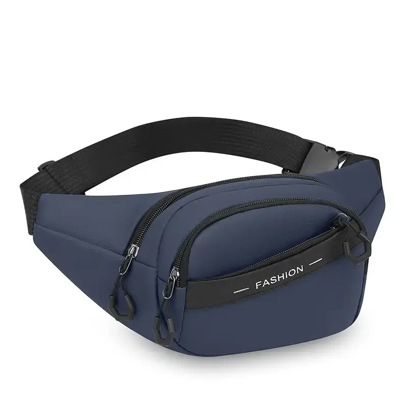 Men's Multi-Layer Sports Waist Bag with 4 Lens Options