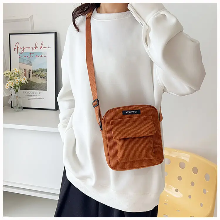 2025 Women's Crossbody Bag Corduroy Canvas Shoulder Bag — feature 13