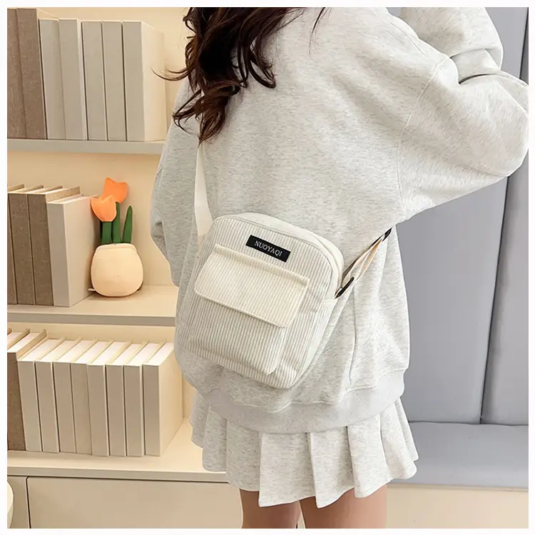 2025 Women's Crossbody Bag Corduroy Canvas Shoulder Bag — feature 18