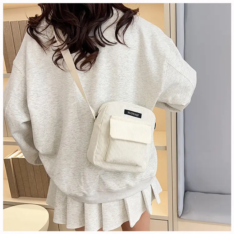 2025 Women's Crossbody Bag Corduroy Canvas Shoulder Bag — feature 19