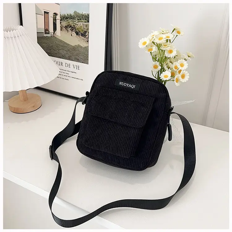 2025 Women's Crossbody Bag Corduroy Canvas Shoulder Bag — feature 22