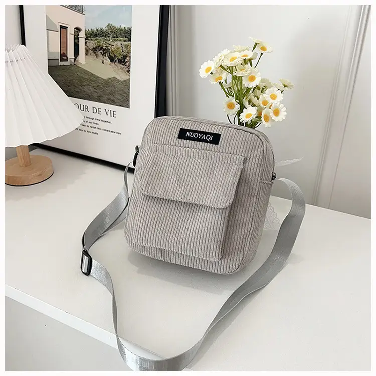 2025 Women's Crossbody Bag Corduroy Canvas Shoulder Bag — feature 23