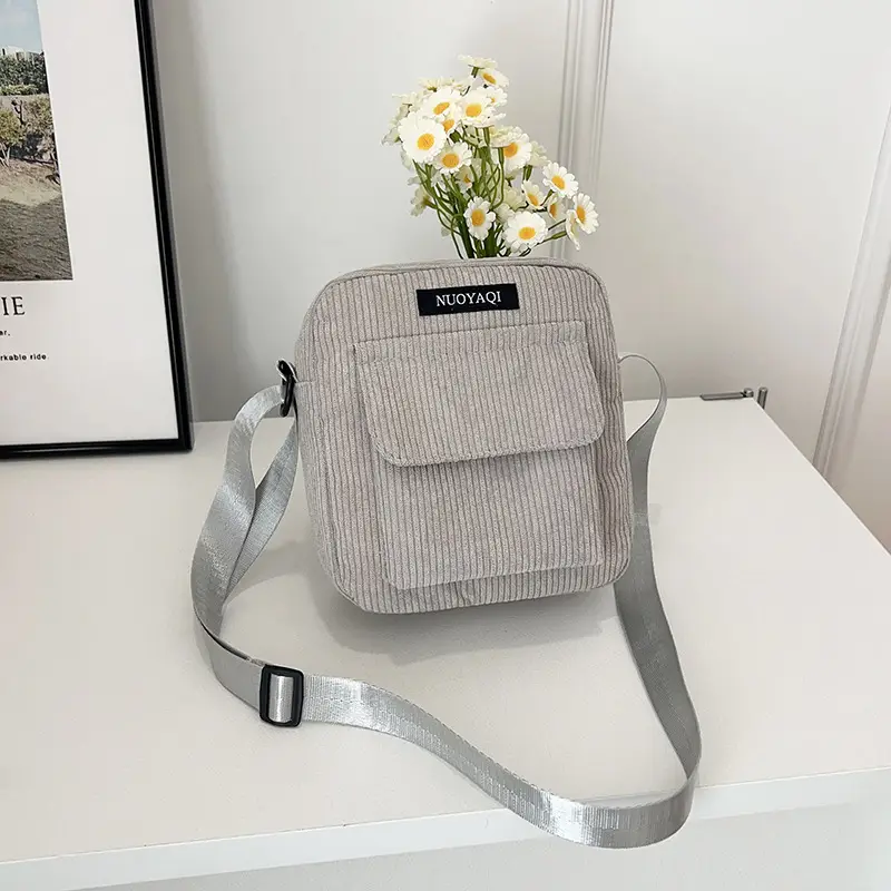 2025 Women's Crossbody Bag Corduroy Canvas Shoulder Bag - Image 3