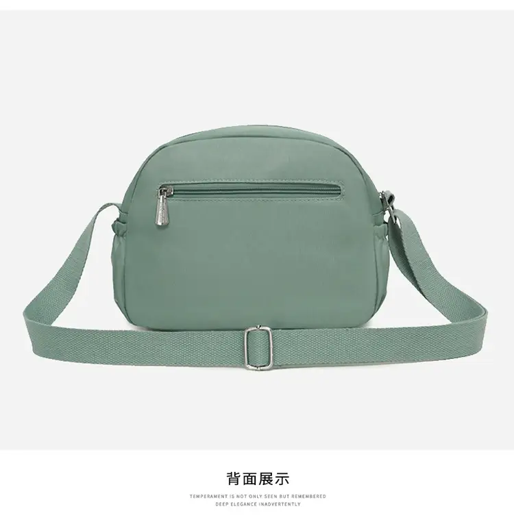 Black Nylon Crossbody Bag for Women with Water Repellent — feature 21