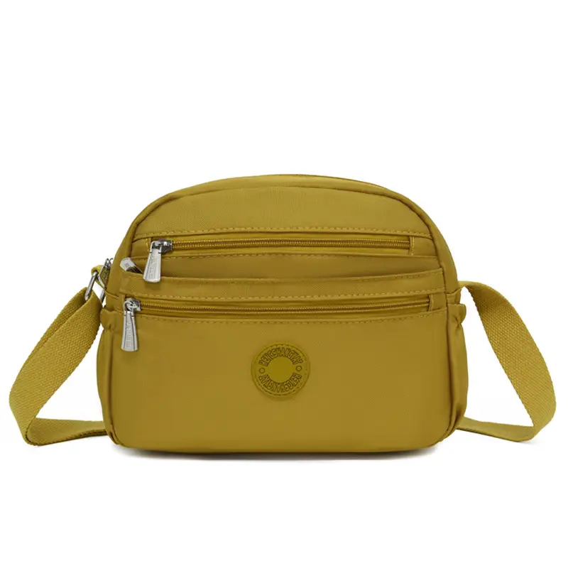Black Nylon Crossbody Bag for Women with Water Repellent - Image 6