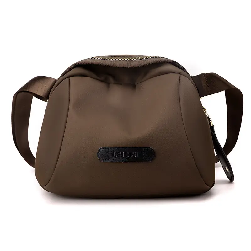 Women's Oxford Cloth Travel Backpack Brown Multi-Functional - Image 10