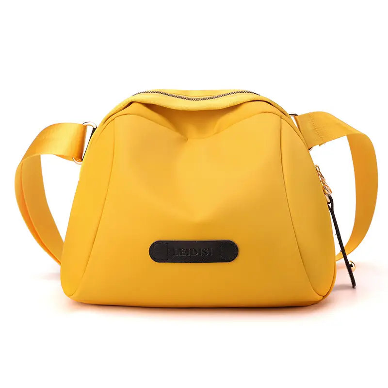 Women's Oxford Cloth Travel Backpack Brown Multi-Functional - Image 3