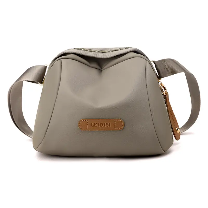 Women's Oxford Cloth Travel Backpack Brown Multi-Functional - Image 5