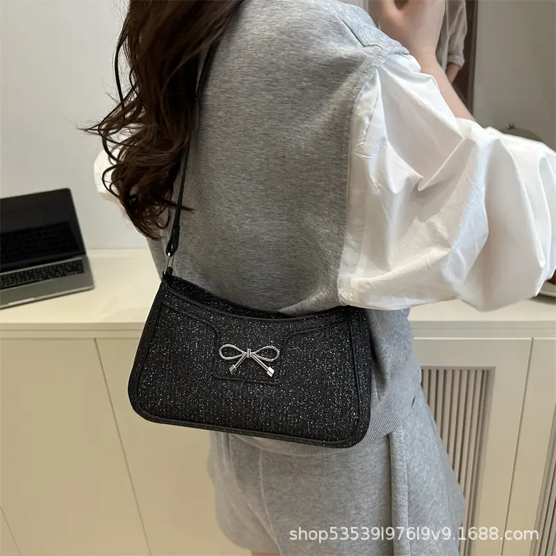 Women's Butterfly Shoulder Bag Silver 2025 - Image 6