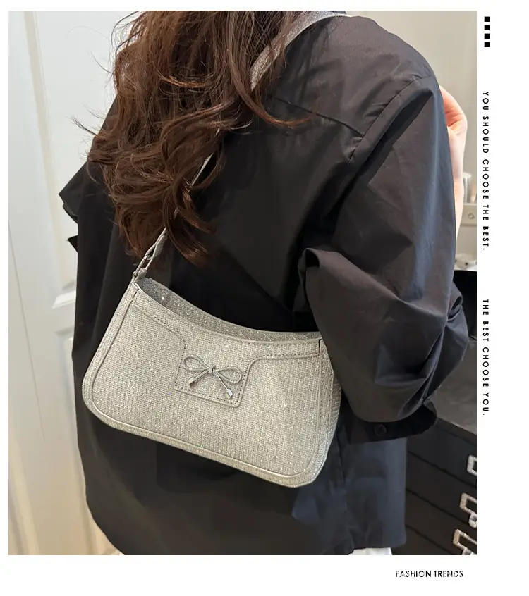 Women's Butterfly Shoulder Bag Silver 2025 — feature 1