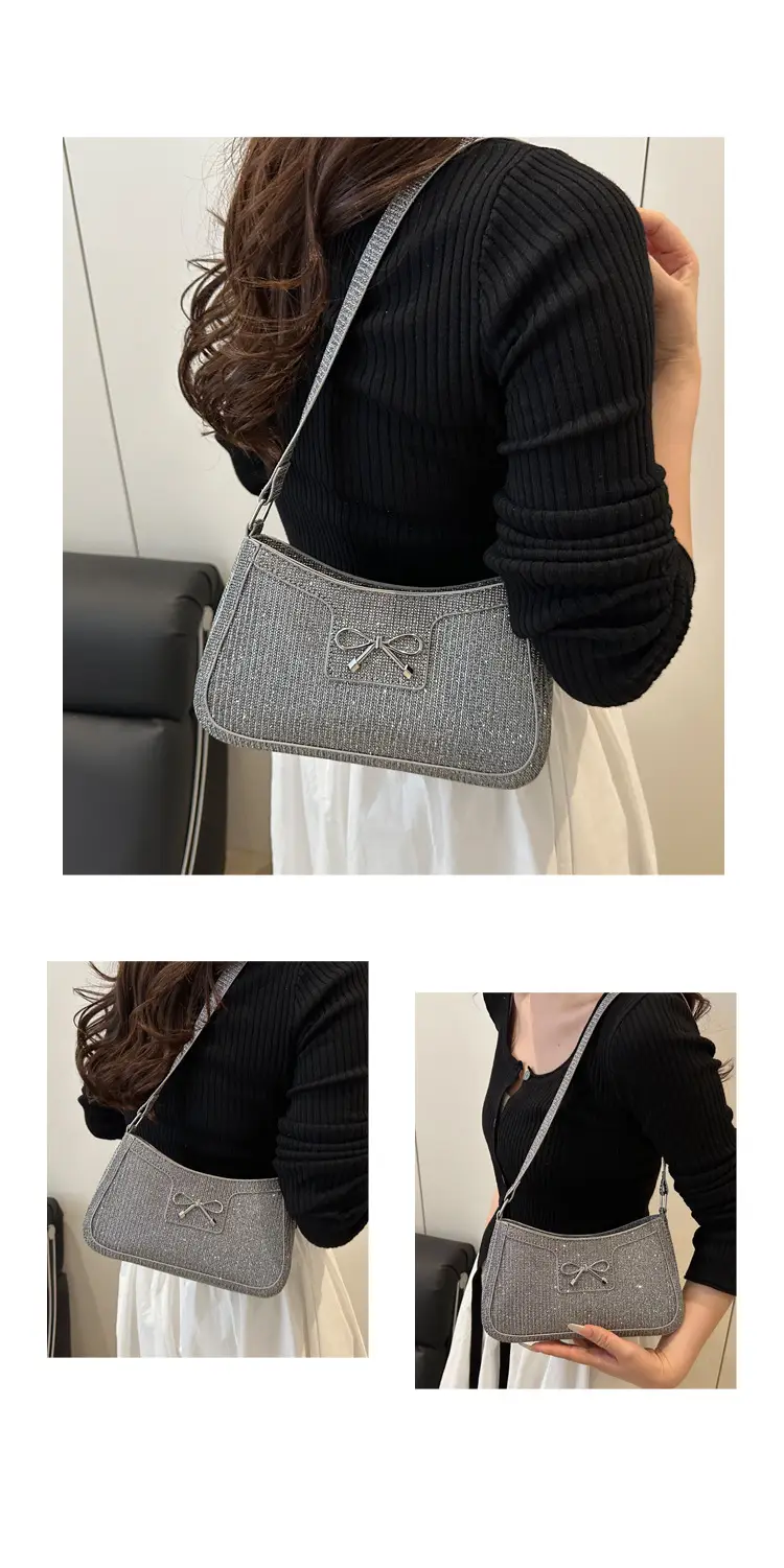 Women's Butterfly Shoulder Bag Silver 2025 — feature 11