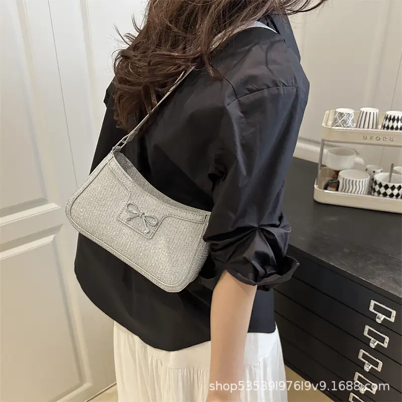 Women's Butterfly Shoulder Bag Silver 2025 — feature 14
