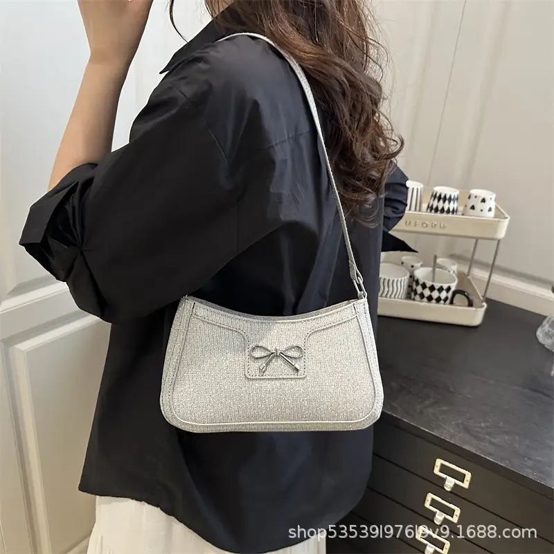 Women's Butterfly Shoulder Bag Silver 2025 — feature 15