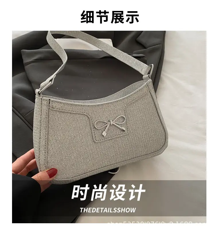 Women's Butterfly Shoulder Bag Silver 2025 — feature 3