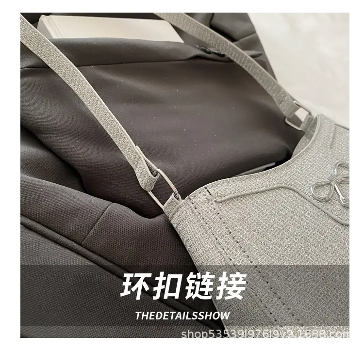 Women's Butterfly Shoulder Bag Silver 2025 — feature 5