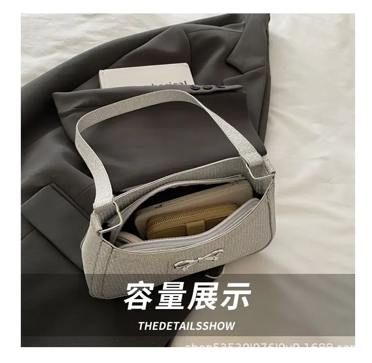 Women's Butterfly Shoulder Bag Silver 2025 — feature 7