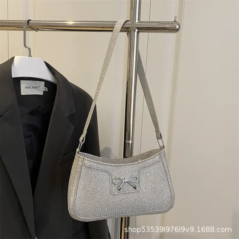 Women's Butterfly Shoulder Bag Silver 2025 - Image 2