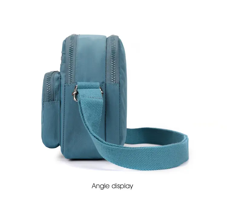 Women's Blue Canvas Crossbody Bag Mini Oxford Cloth Single Shoulder — feature 22
