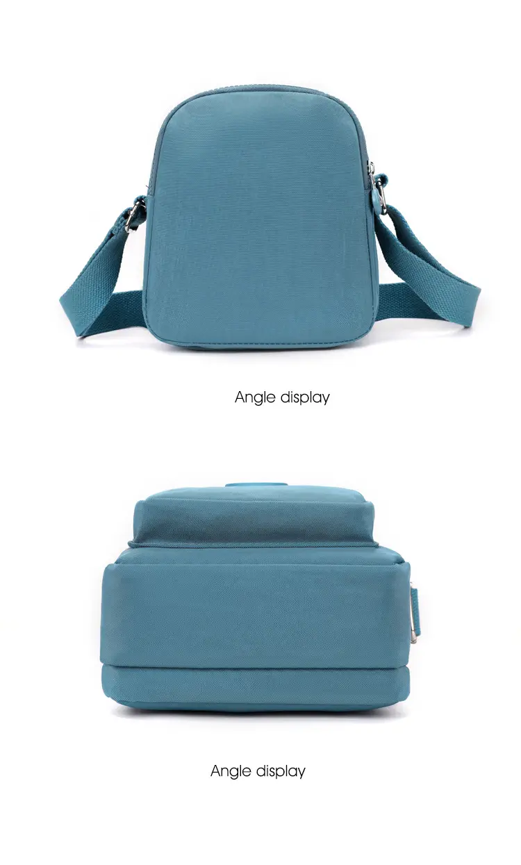 Women's Blue Canvas Crossbody Bag Mini Oxford Cloth Single Shoulder — feature 23