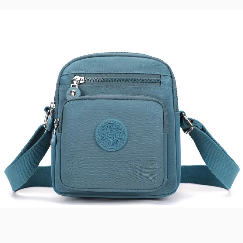 Women's Blue Canvas Crossbody Bag Mini Oxford Cloth Single Shoulder - Image 2