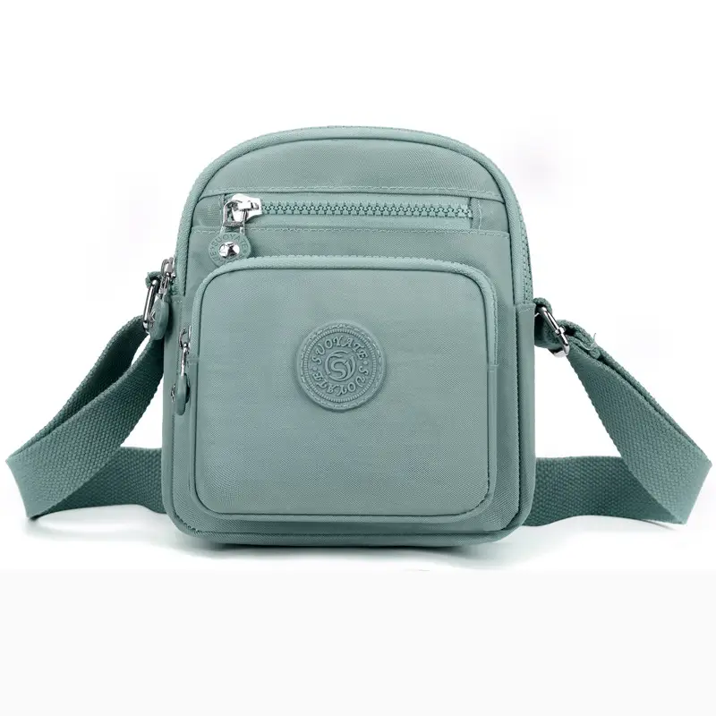 Women's Blue Canvas Crossbody Bag Mini Oxford Cloth Single Shoulder - Image 3