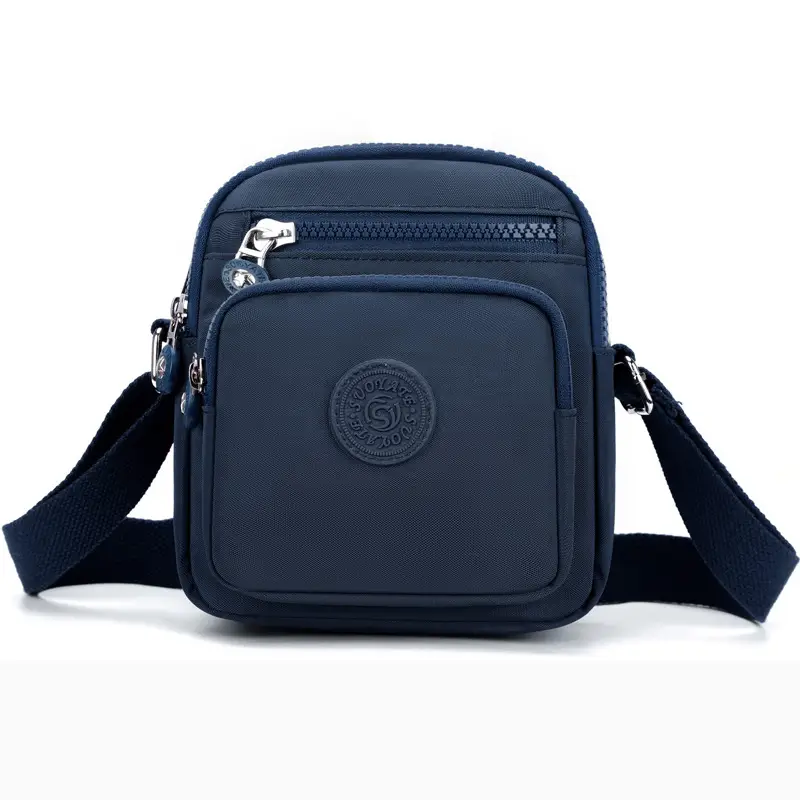 Women's Blue Canvas Crossbody Bag Mini Oxford Cloth Single Shoulder - Image 6