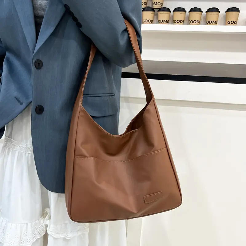 Women's Brown Leather Shoulder Bag 2025 New - Image 4