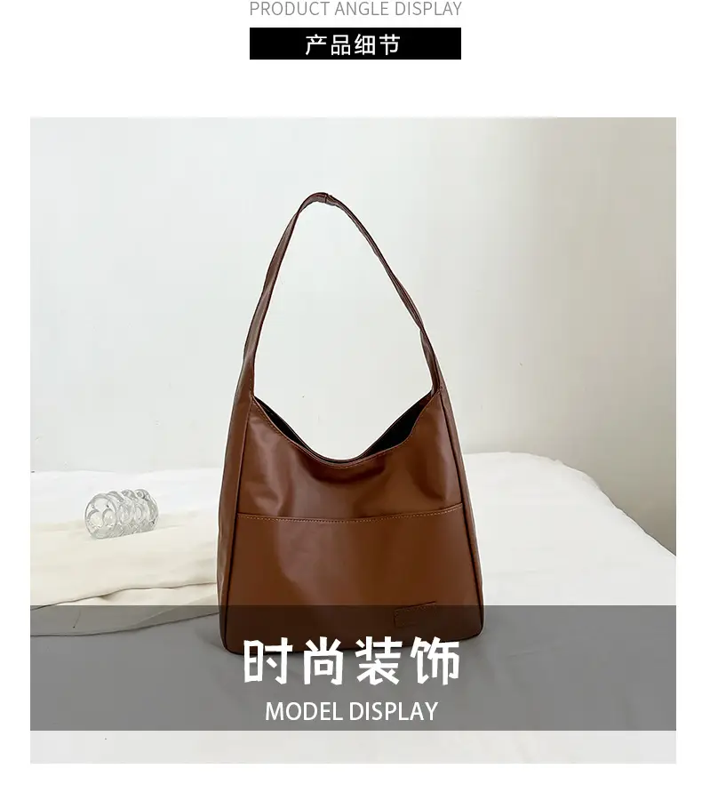 Women's Brown Leather Shoulder Bag 2025 New — feature 4