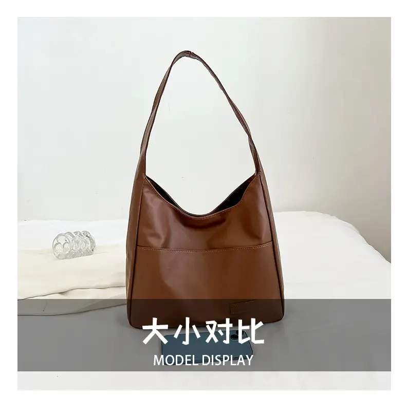 Women's Brown Leather Shoulder Bag 2025 New — feature 5