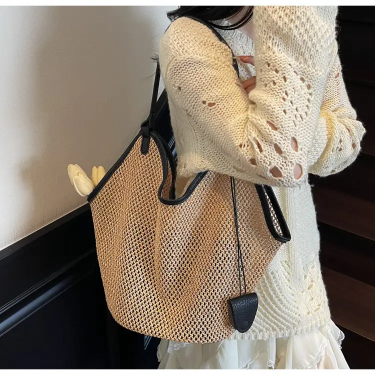 Lightweight Straw Tote Bag for Women, Large Capacity, New Arrival — feature 16