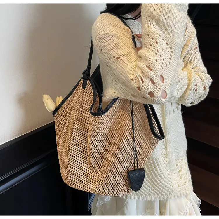 Lightweight Straw Tote Bag for Women, Large Capacity, New Arrival — feature 17