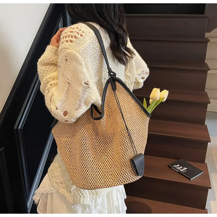 Lightweight Straw Tote Bag for Women, Large Capacity, New Arrival — feature 18