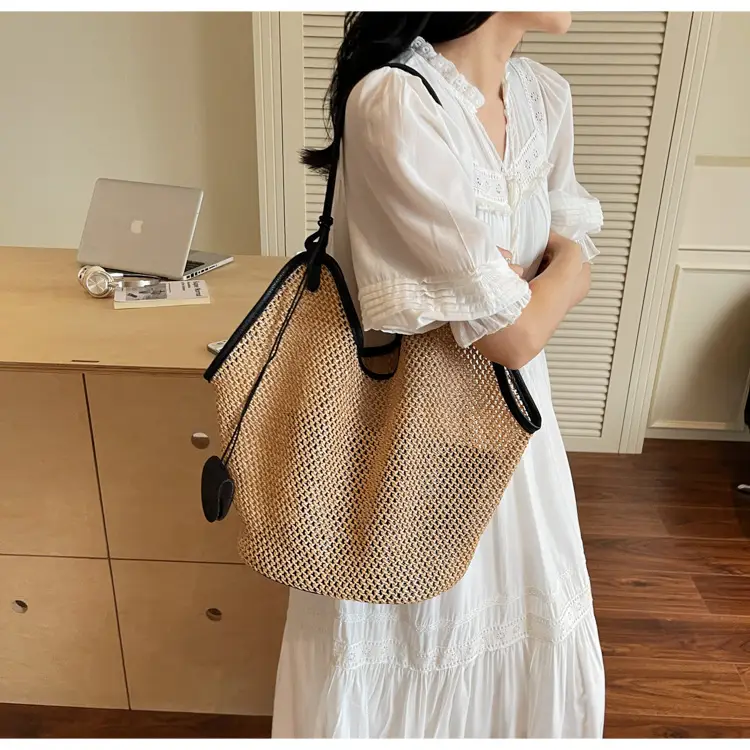 Lightweight Straw Tote Bag for Women, Large Capacity, New Arrival — feature 20
