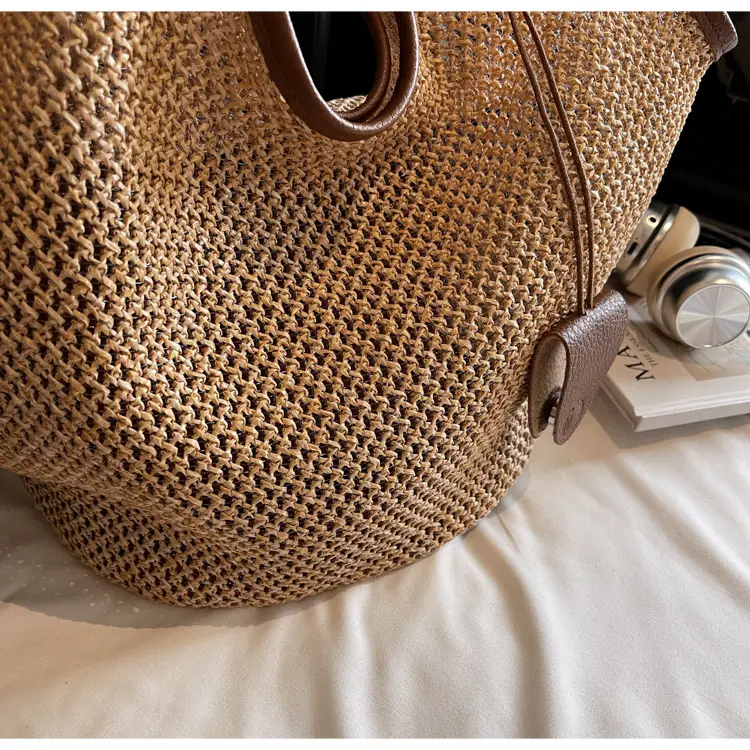 Lightweight Straw Tote Bag for Women, Large Capacity, New Arrival — feature 26