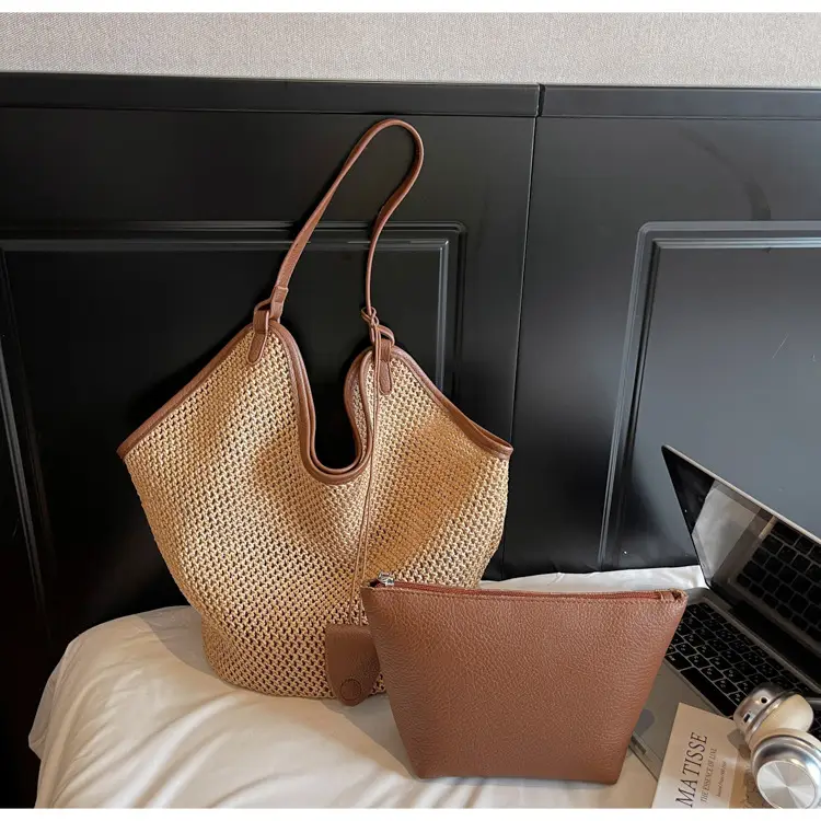 Lightweight Straw Tote Bag for Women, Large Capacity, New Arrival — feature 28