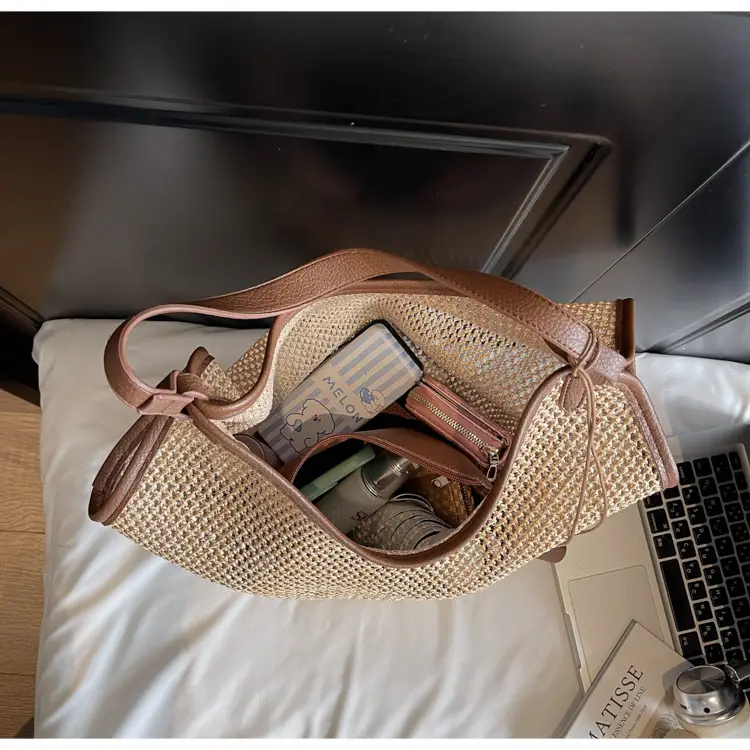 Lightweight Straw Tote Bag for Women, Large Capacity, New Arrival — feature 30
