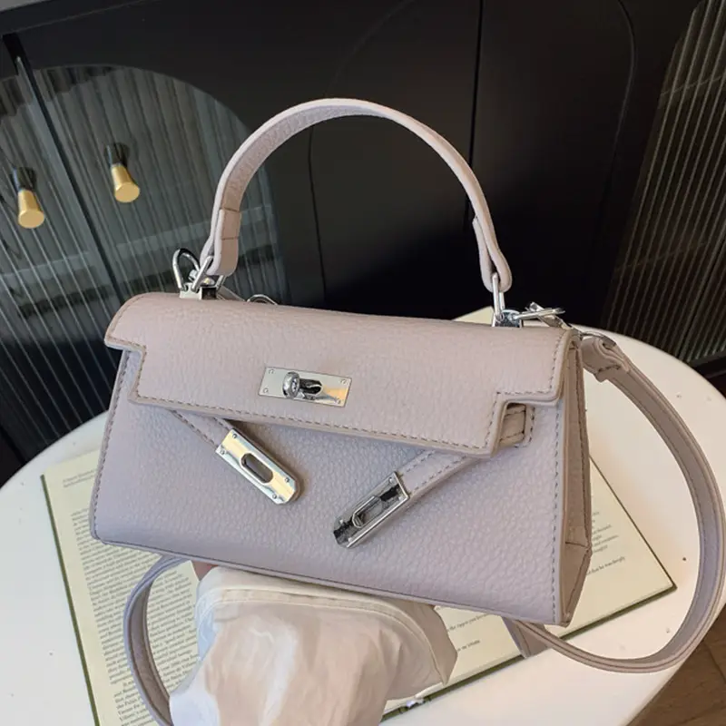 Pink Minimalist Platinum Shoulder Bag for Women 2026