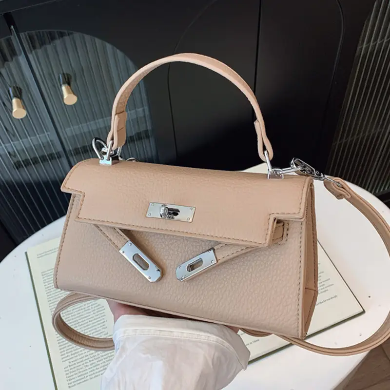 Pink Minimalist Platinum Shoulder Bag for Women 2026
