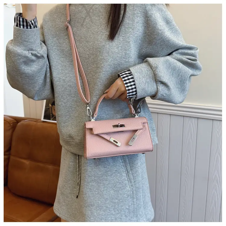 Pink Minimalist Platinum Shoulder Bag for Women 2026 — feature 20